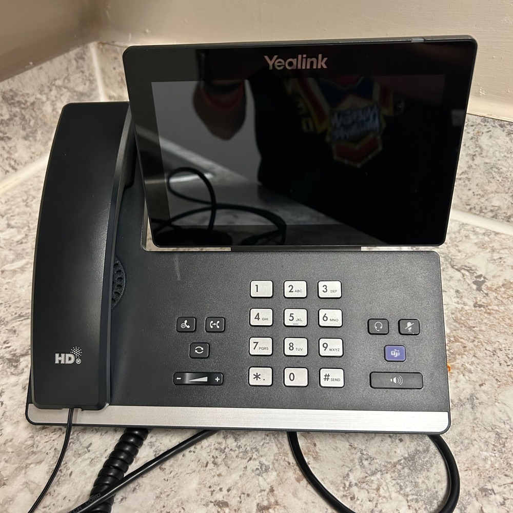 Yealink MP58 Smart Business Phone Black Microsoft Teams VoIP Desk Phone